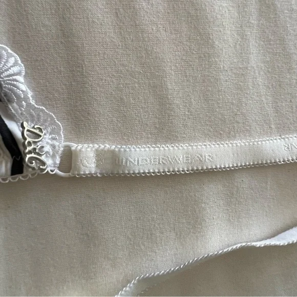 Vintage 90s Dolce & Gabbana Bra in Zebra Print w/ Logo - Picture 7 of 15